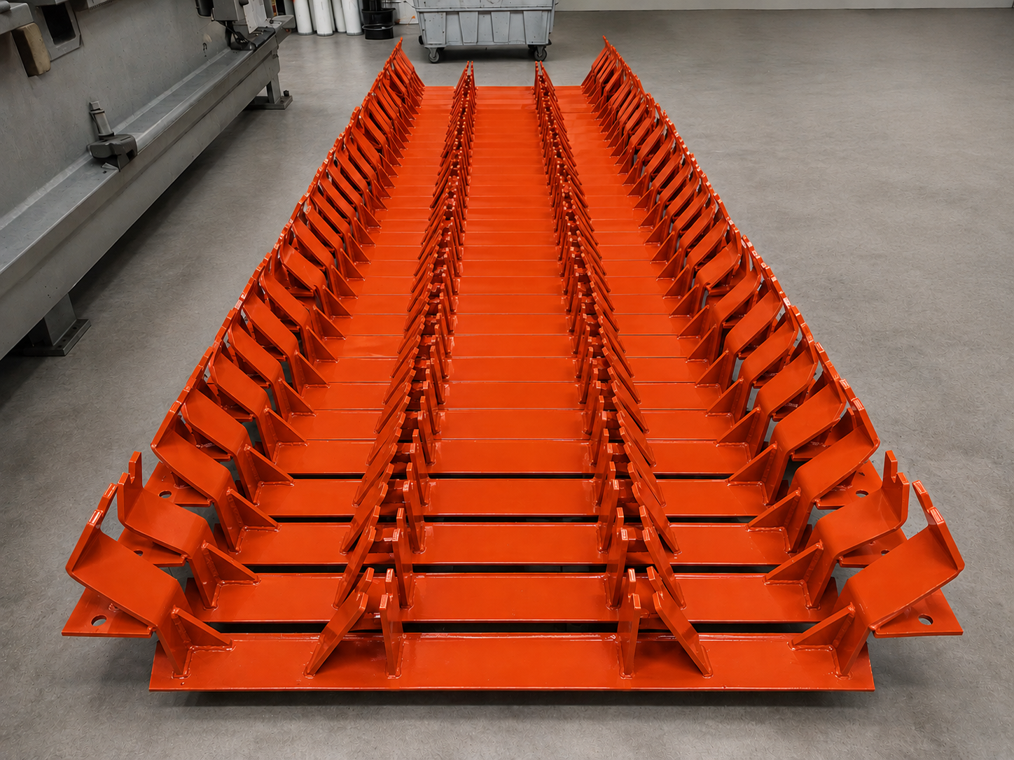 INLINE 3 PIECE TROUGHING IDLER FRAME