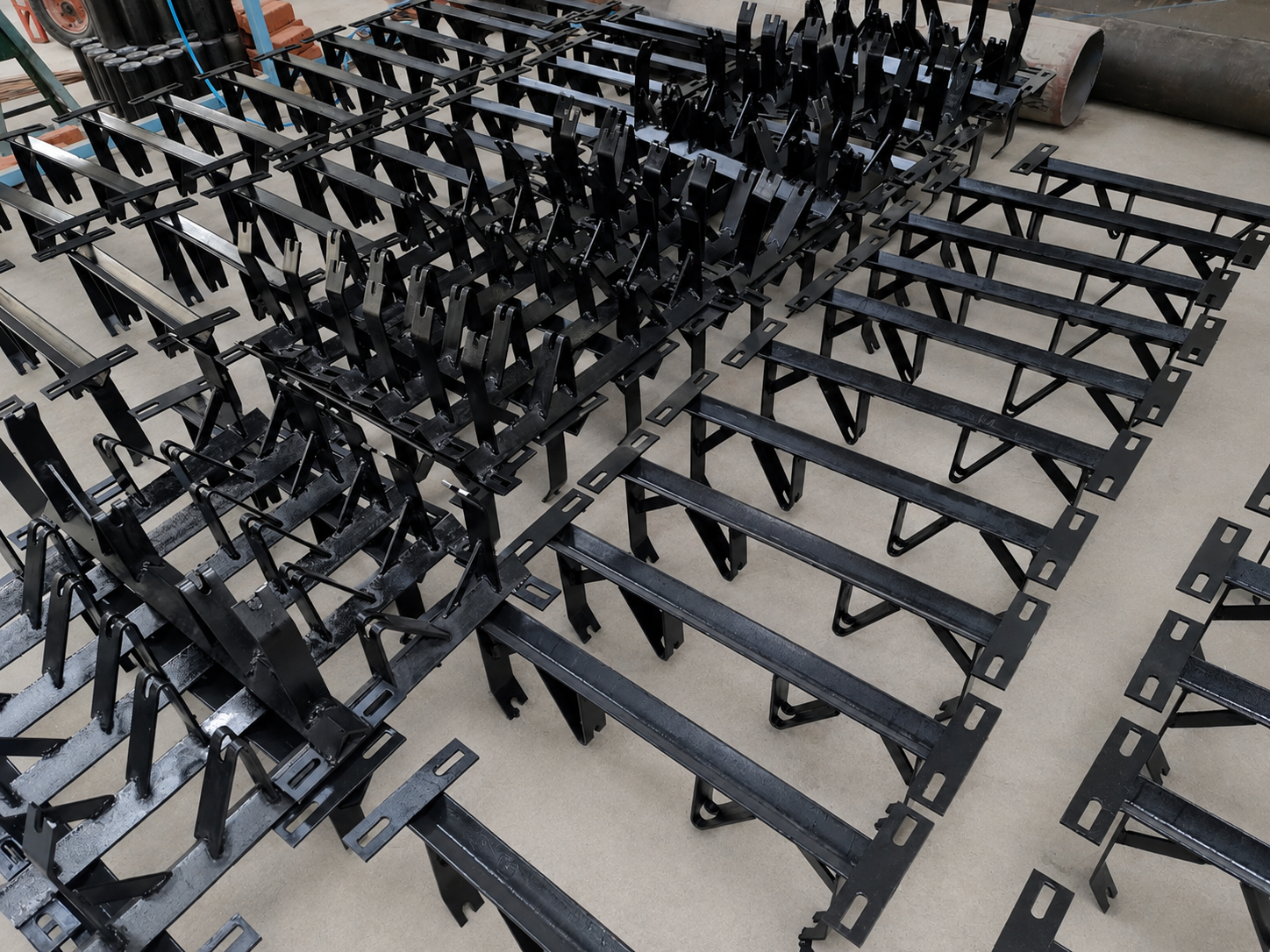 INLINE 3 PIECE TROUGHING IDLER FRAME