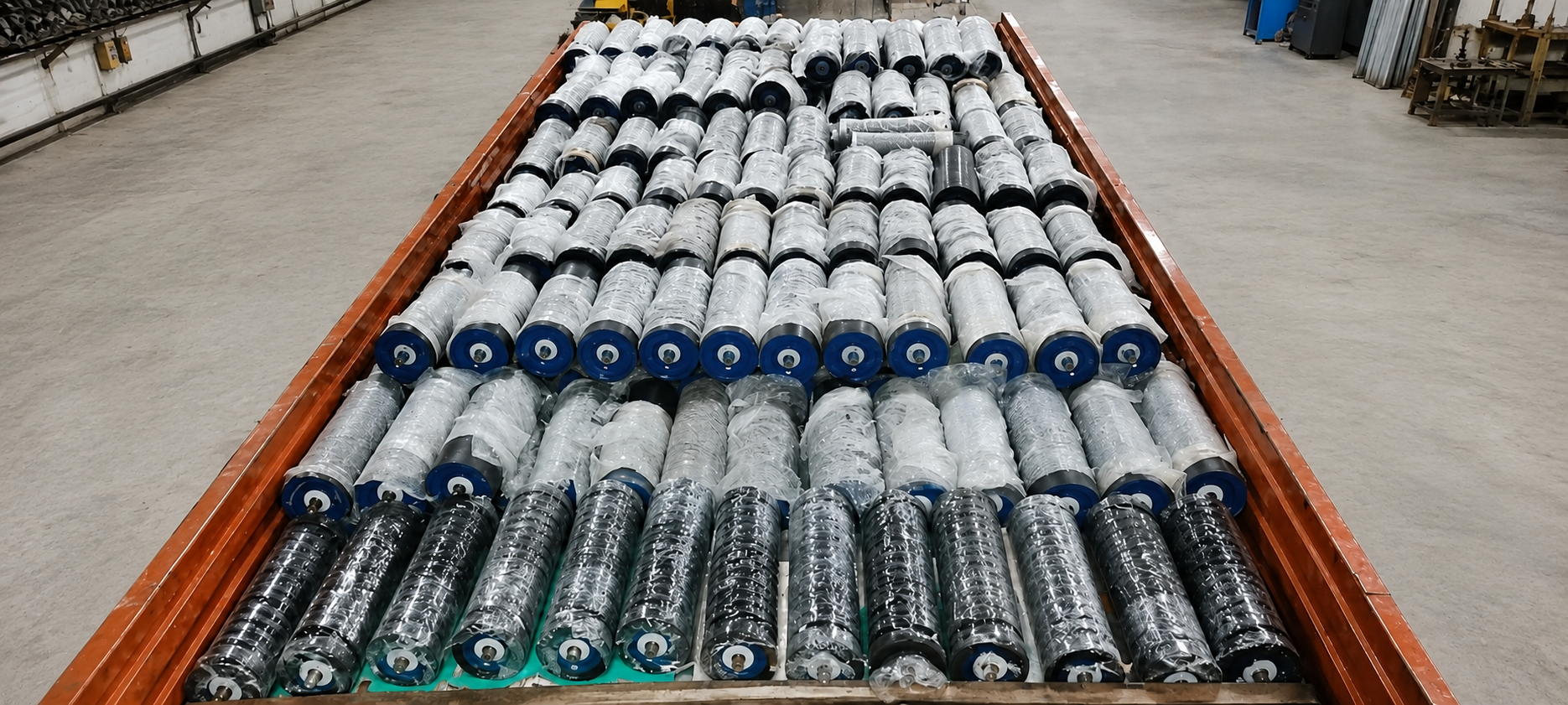 CONVEYOR IMPACT ZONE IMPACT ROLLERS