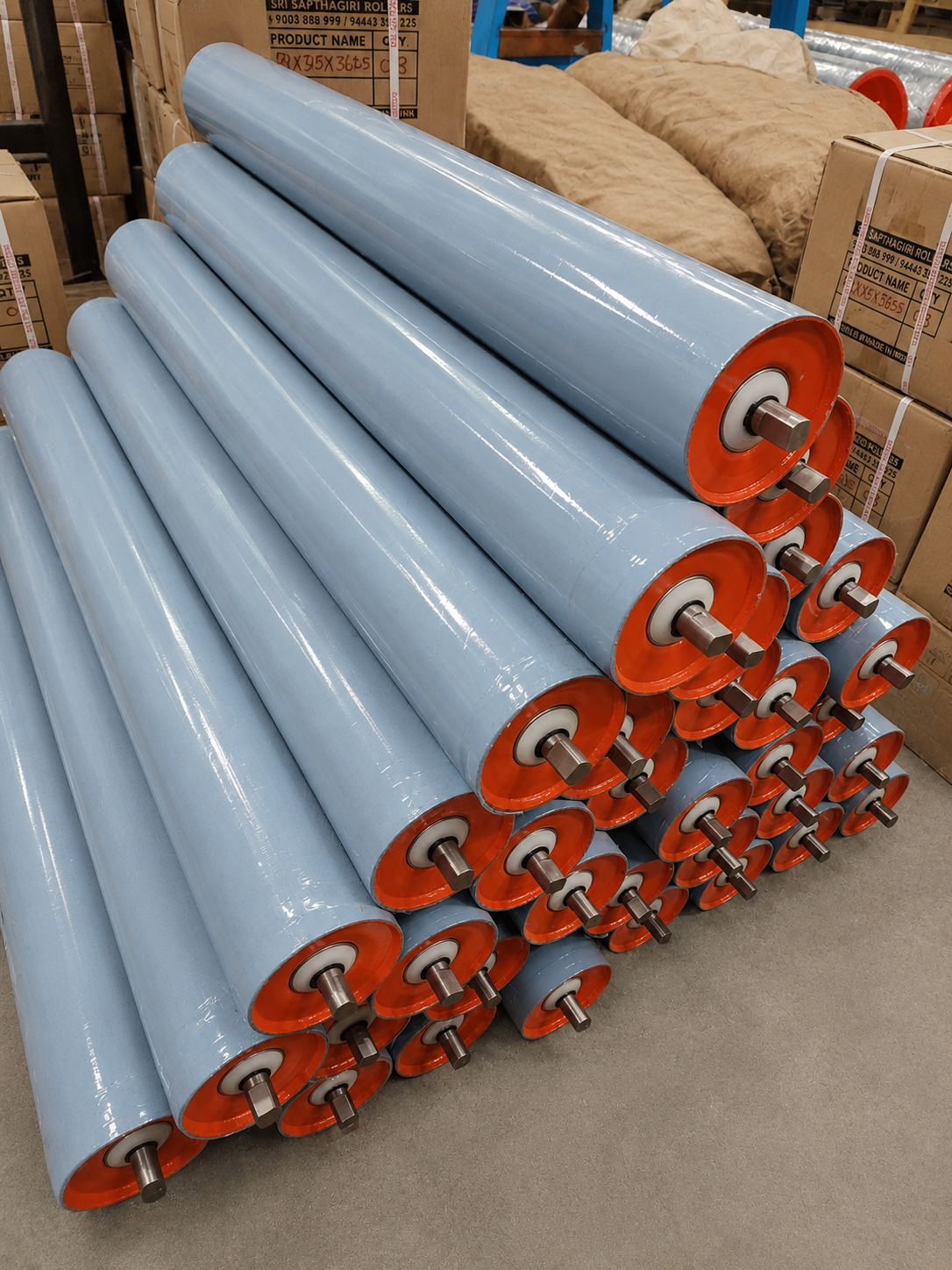 CONVEYOR RETURN ROLLERS