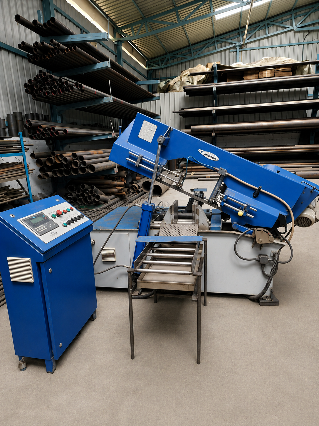 SEMI AUTOMATIC BANDSAW CUTTING MACHINE