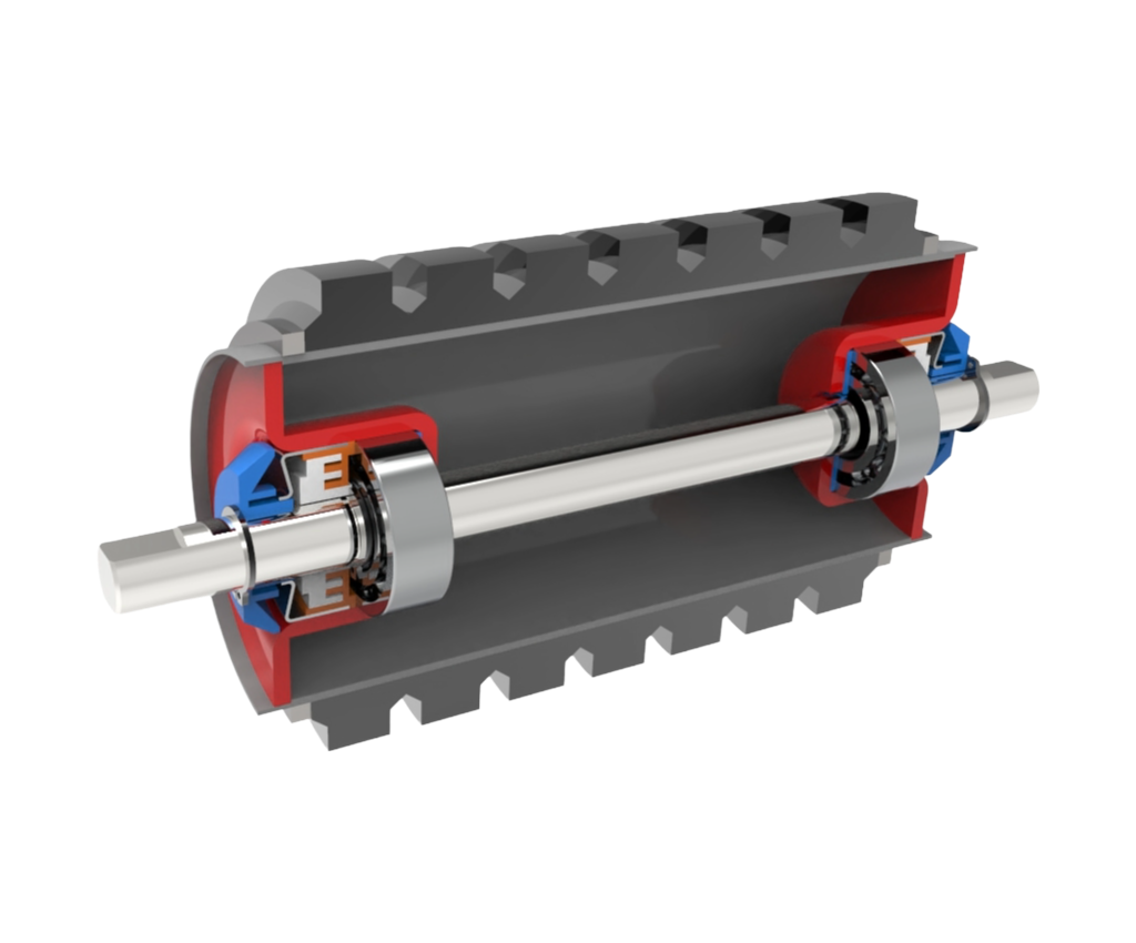 Atlas Impact Series — cross section rubber disc bearing housing