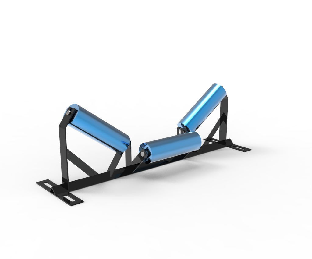 Offset 3-Piece Troughing — Troughing Carrying Idlers manufacturer Salem India